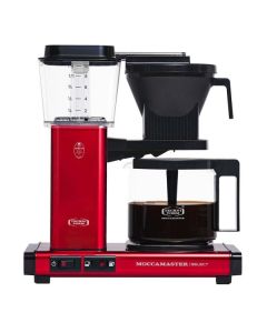 Moccamaster Select Filtre Kahve Makinesi Cam Potlu Metalik Kırmızı