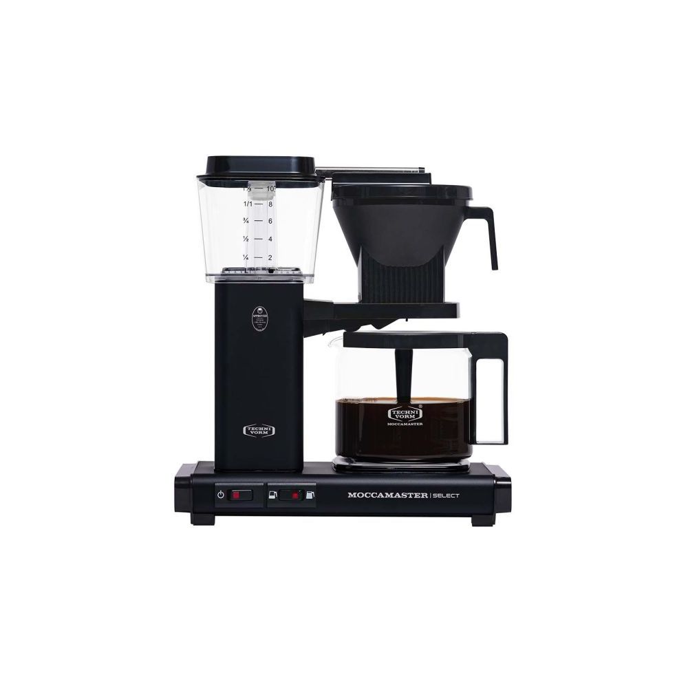 Moccamaster Select Filtre Kahve Makinesi Cam Potlu Mat Siyah