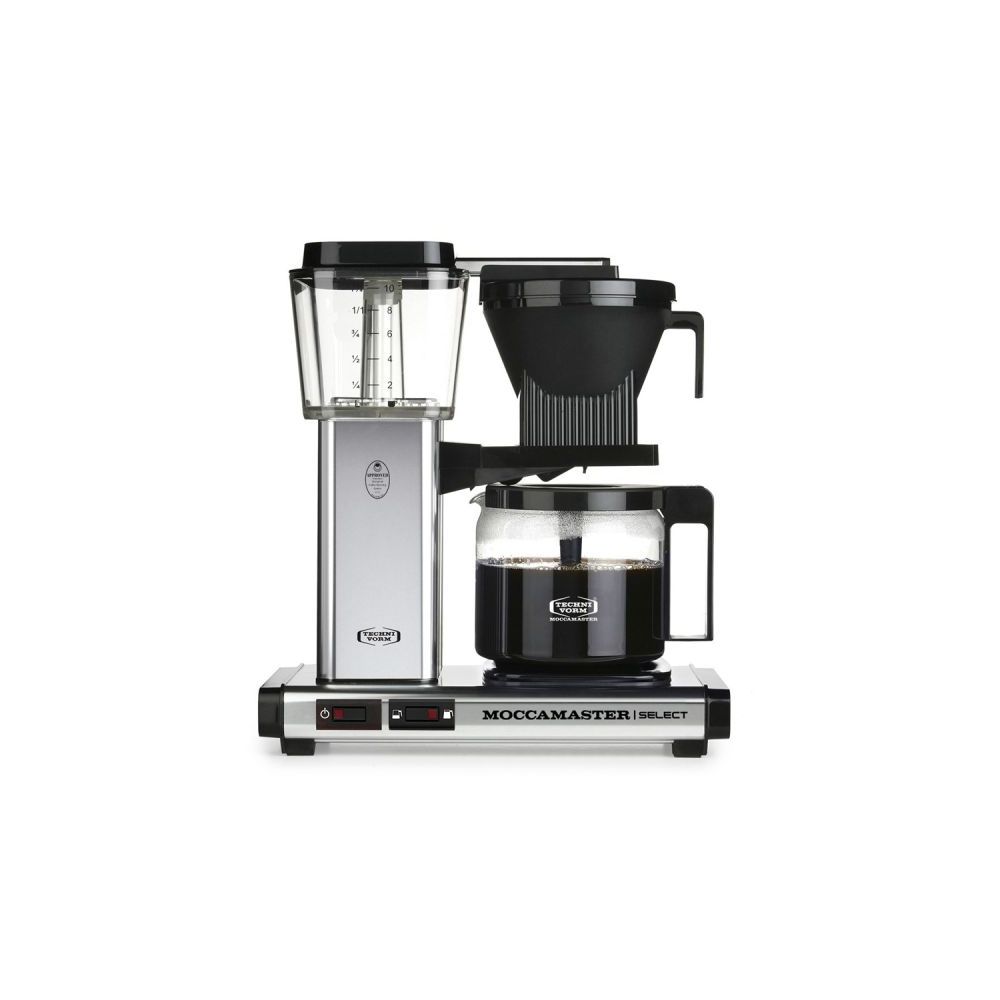 Moccamaster Select Filtre Kahve Makinesi Cam Potlu Mat Gümüş