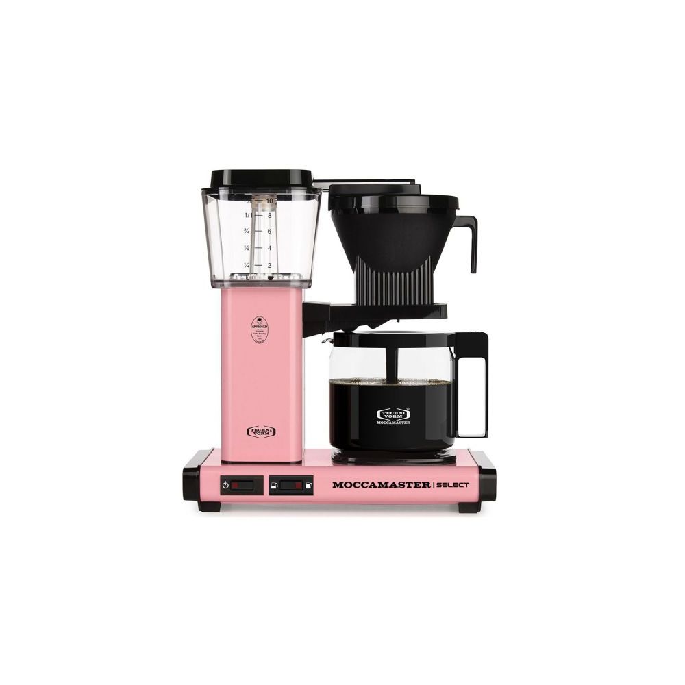 Moccamaster Select Filtre Kahve Makinesi Cam Potlu Pembe
