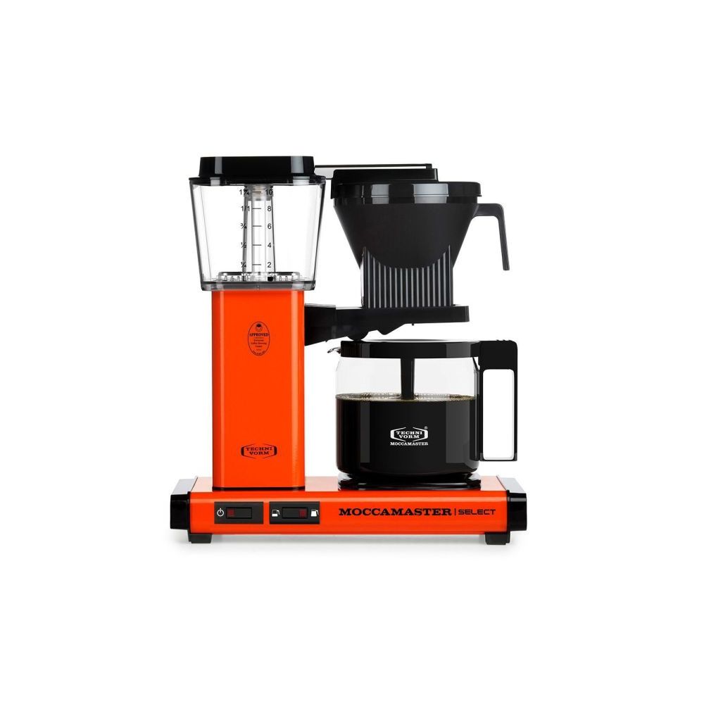 Moccamaster Select Filtre Kahve Makinesi Cam Potlu Turuncu