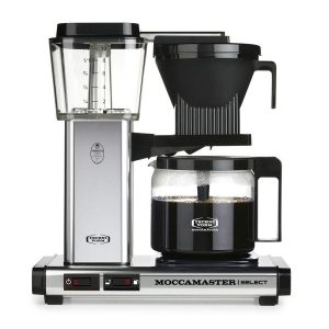 Moccamaster Select Filtre Kahve Makinesi Cam Potlu Mat Gümüş